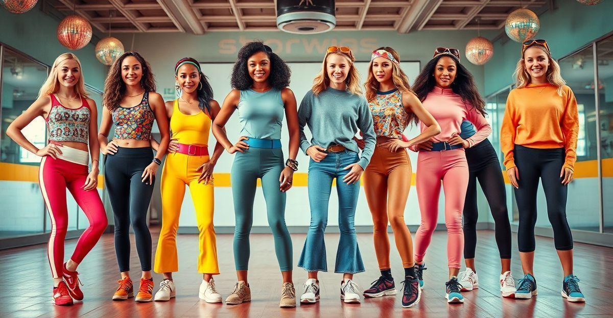 A evolução das roupas de academia desde os anos 70