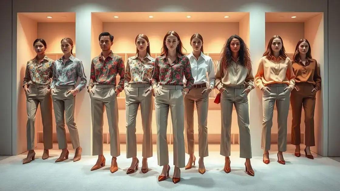 Combinações com shirts e blusas variadas
